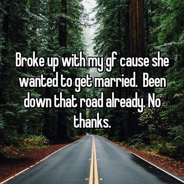 Talks Of Marriage Ruined Relationships been down that road