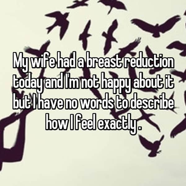 Thoughts On Breast Reduction Surgery no words