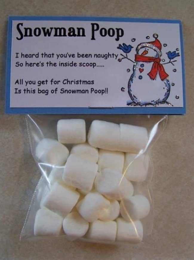 Times People Received Weird Stuff snowman poop