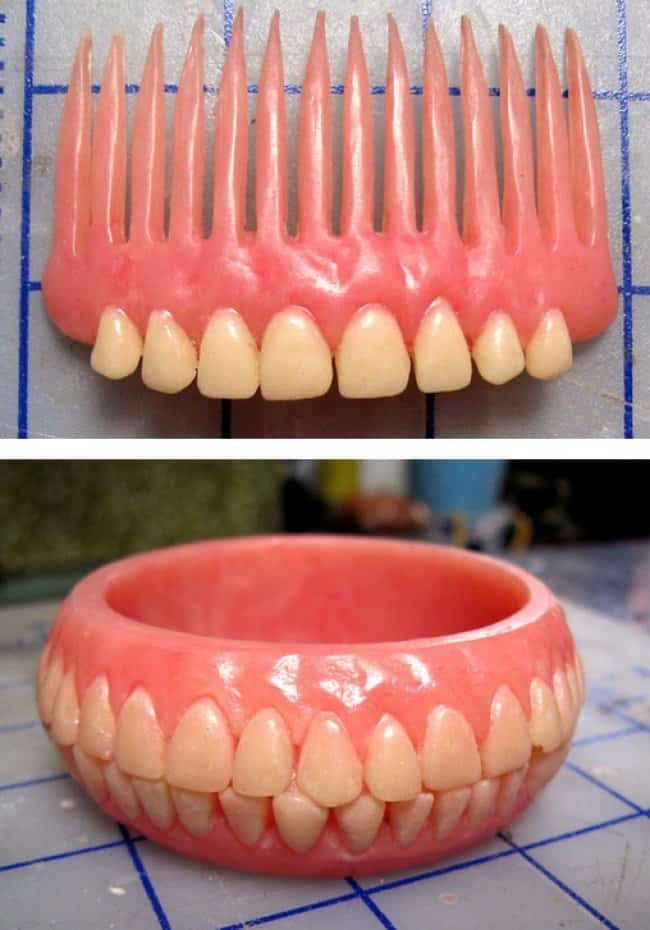 Times People Received Weird Stuff teeth comb