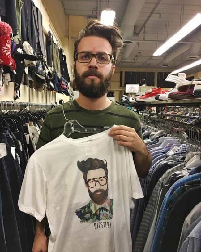 Weird Thrift Store Finds hipster shirt