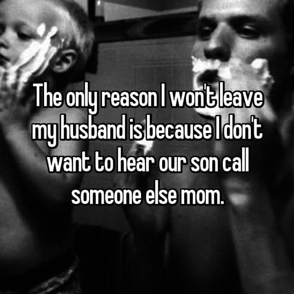 Women Stay With Their Husbands Unhappy call someone else mom