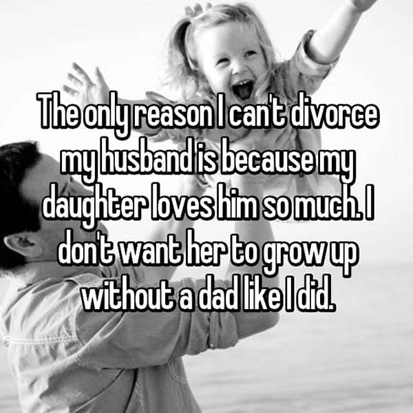 Women Stay With Their Husbands Unhappy daughter loves him