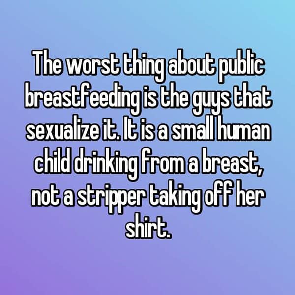 Worst Things About Breastfeeding not a stripper
