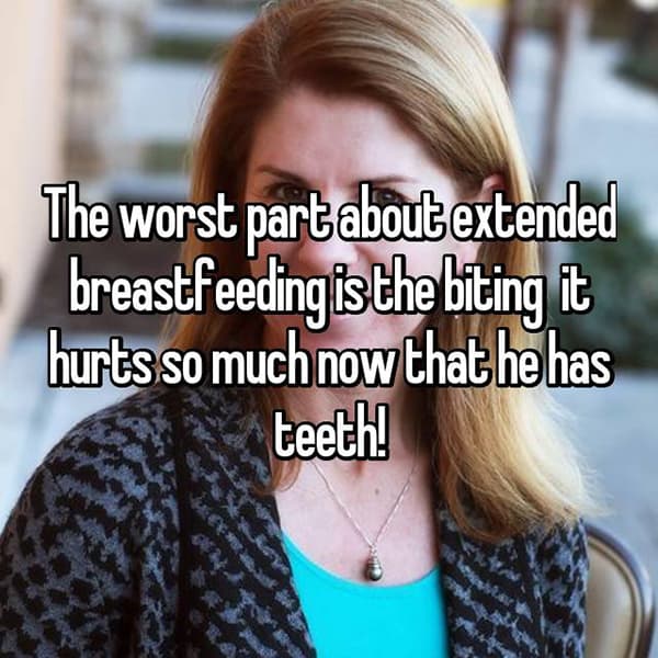 Worst Things About Breastfeeding teeth