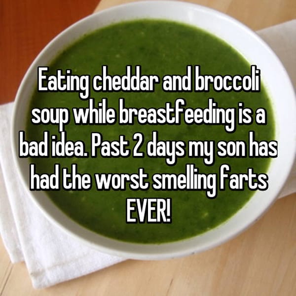 Worst Things About Breastfeeding worst smelling farts
