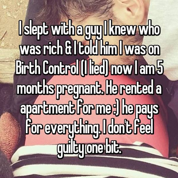 lied about being on birth control rented an apartment