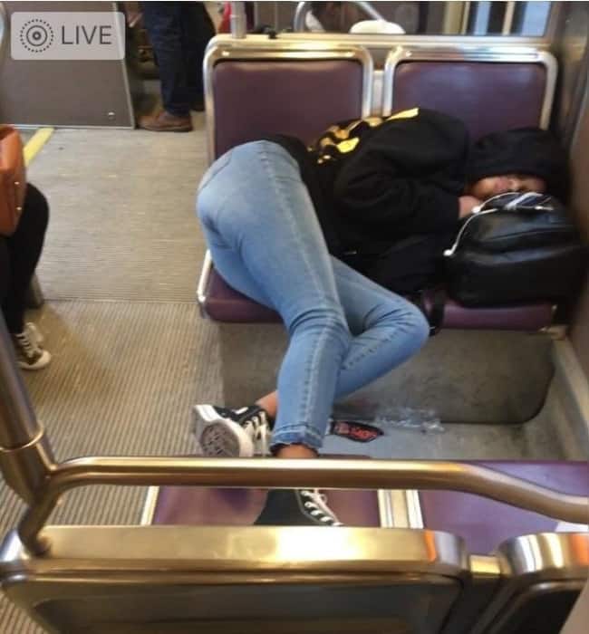 sleeping-on-train