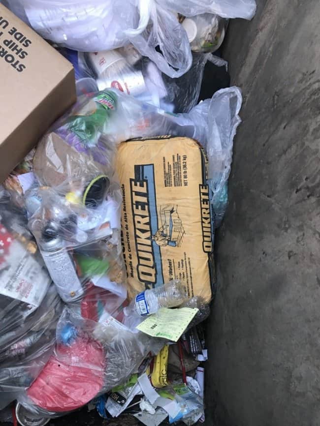 concrete-in-trash
