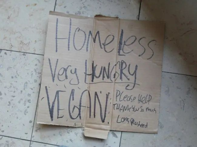 homeless-vegan