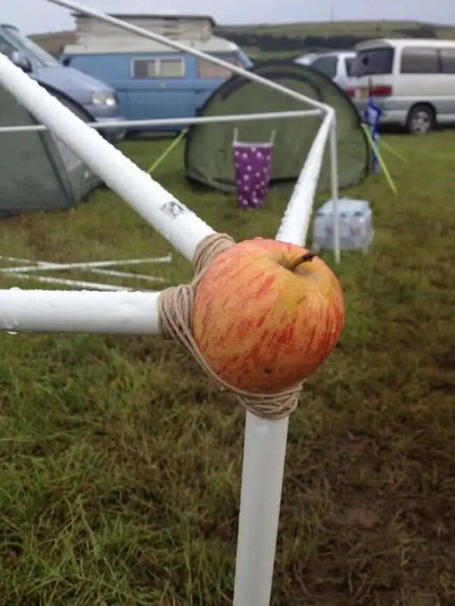 apple-used-in-building-tent