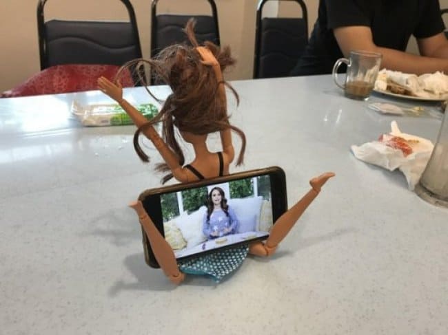 barbie_doll_phone_holder_female_tricks