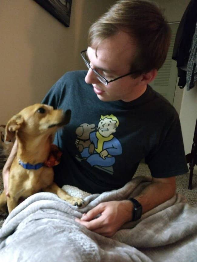 dog-and-man-print-perfect-t-shirt-perfect-time