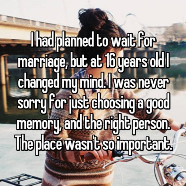 Confessions From People That Lost Their Virginity Before Marriage