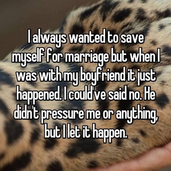 Confessions From People That Lost Their Virginity Before Marriage