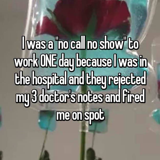 fired_on_spot_for_being_hospitalized
