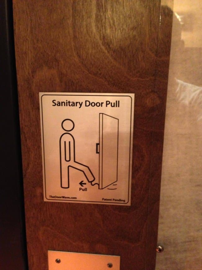 sanitary door pull