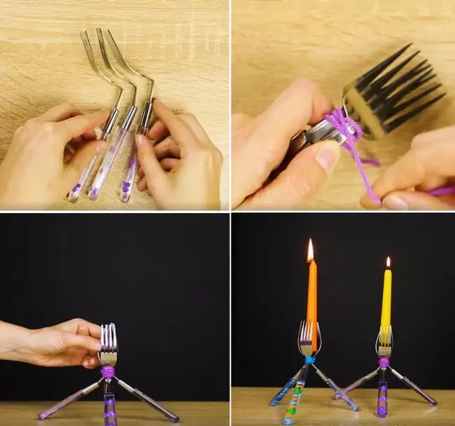 spoon-to-candle-holders-weird-ideas
