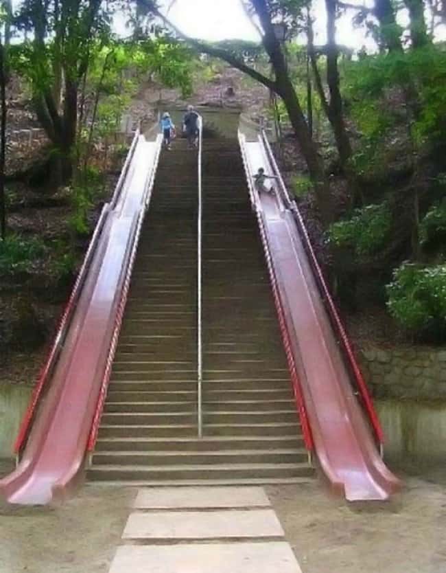 staircase slide
