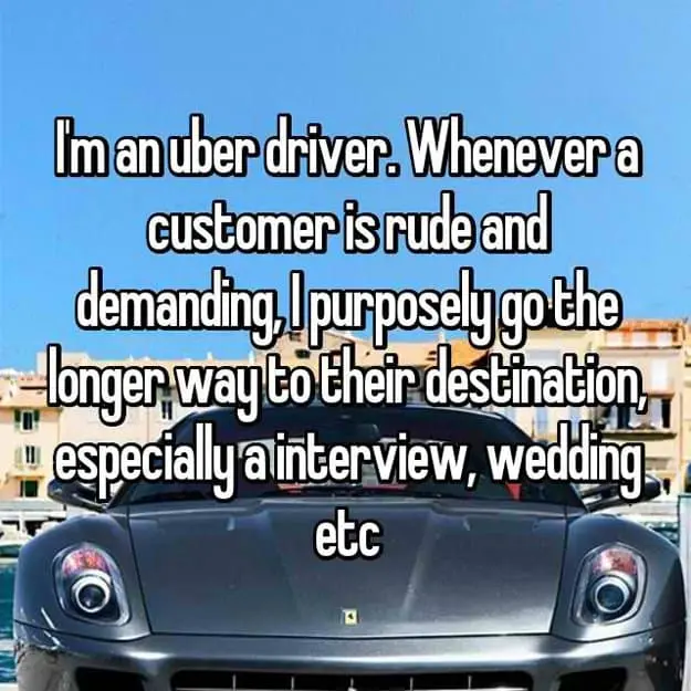 uber_driver_delays_time_for_rude_passengers uber drivers angry