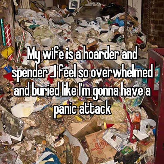 People Reveal The Stresses Of Living With A Hoarder