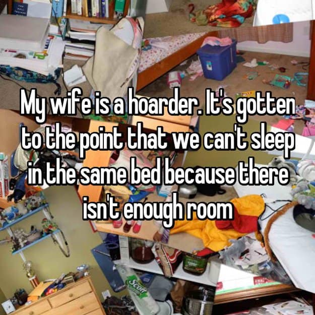 wife_is_hoarder_no_more_space_for_bed