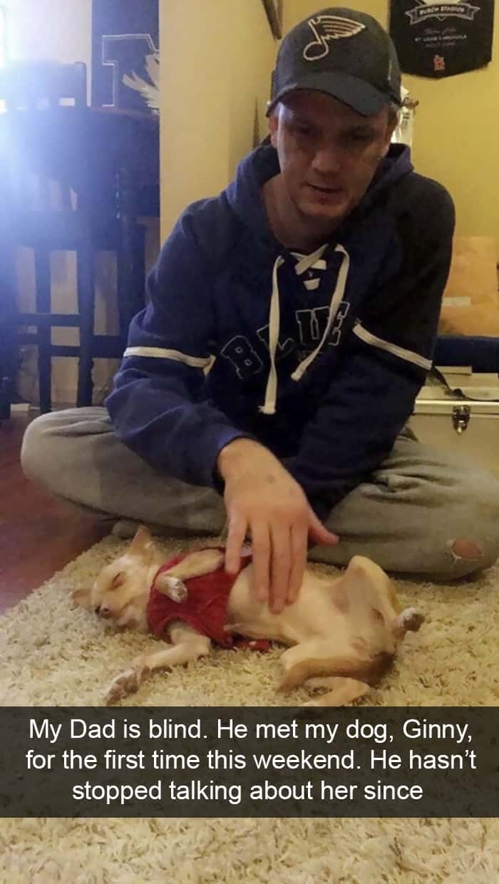 blind-father-loves-new-dog-adorable-dog-snapchats