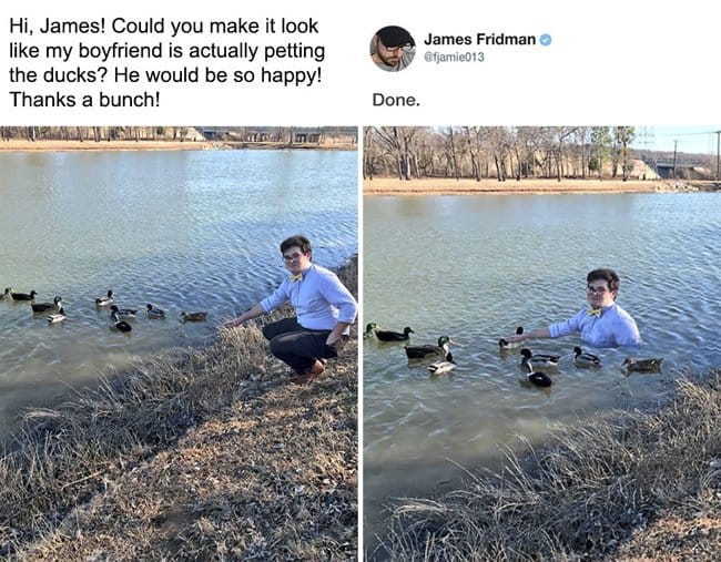 boyfriend-petting-the-ducks-photoshop-troll-master