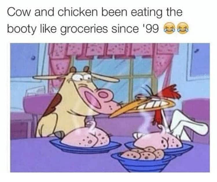 cow-and-chicken-eating-booty-food-dirty-hidden-messages-cartoons