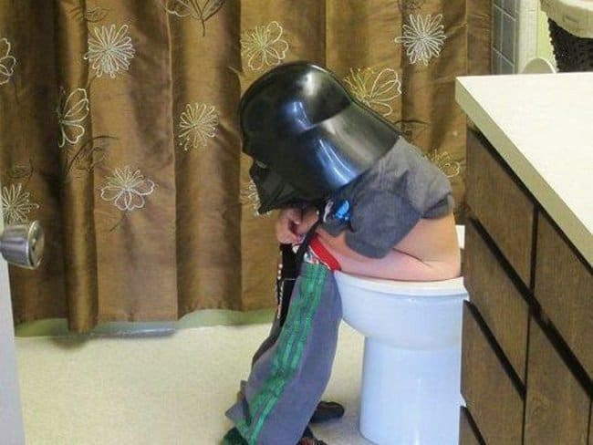 darth-vader-mask-on-the-toilet-funniest-things-kids-do