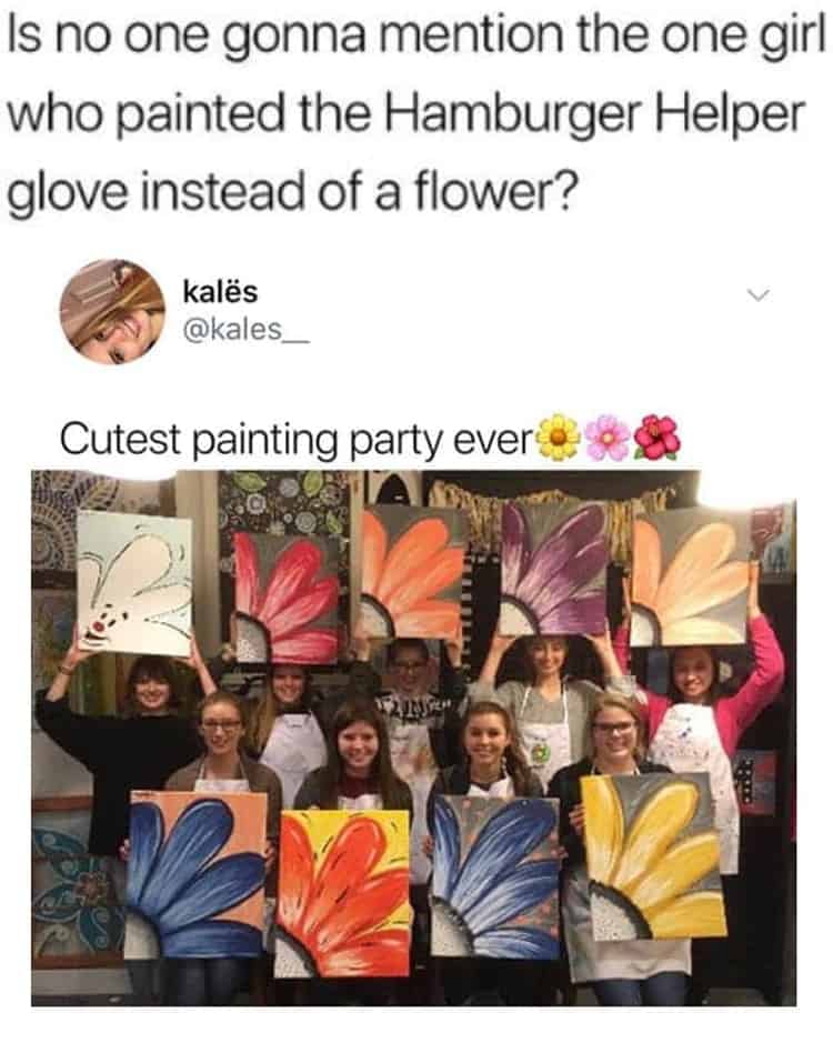 hamburger-helper-flower-painting-completely-obvious-things