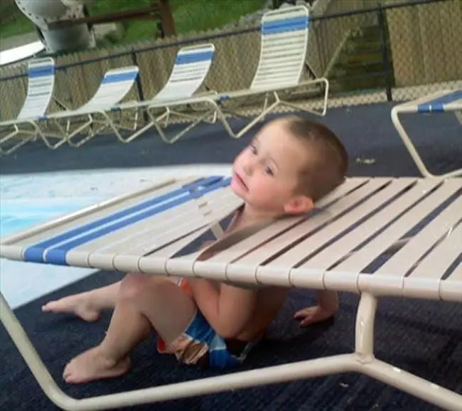 head-got-stuck-in-pool-bench-funniest-things-kids-do
