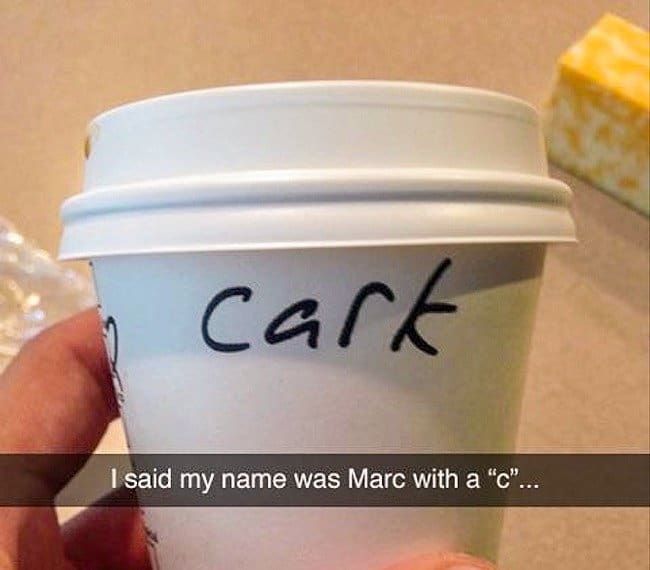 15 of The Funniest Misspelled Names at Starbucks