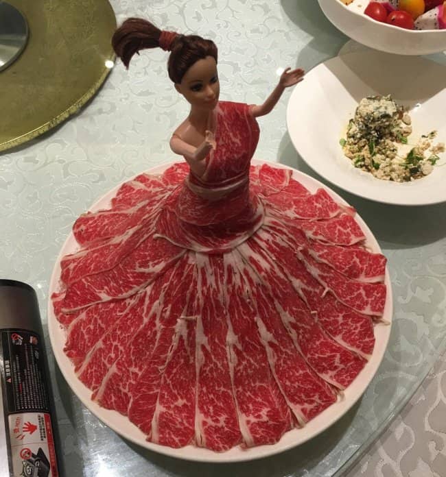 meat-dress-barbie-doll-bizarre-presentations