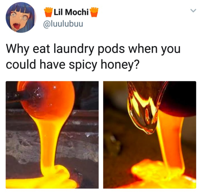 molten-iron-looks-like-honey-tasty-looking-things