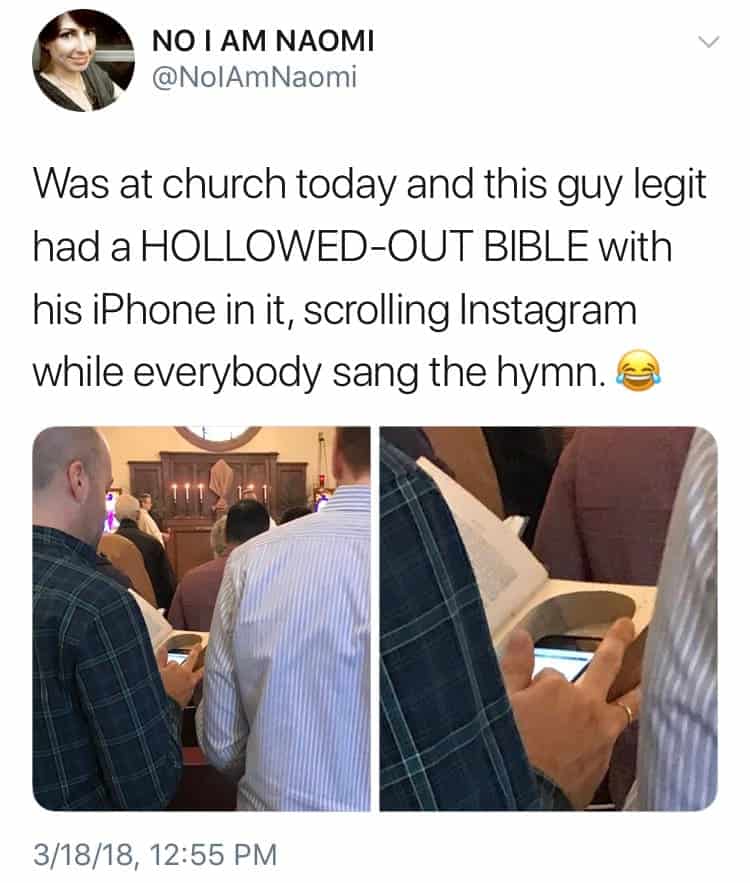 phone-hidden-inside-a-hollowed-bible-funny-people-doing-things-their-way