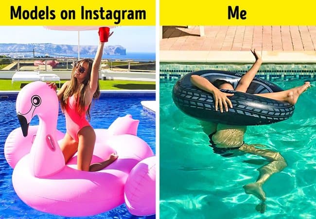 pool-floats-expectation-vs-reality-crazy-ways-to-get-a-perfect-photo