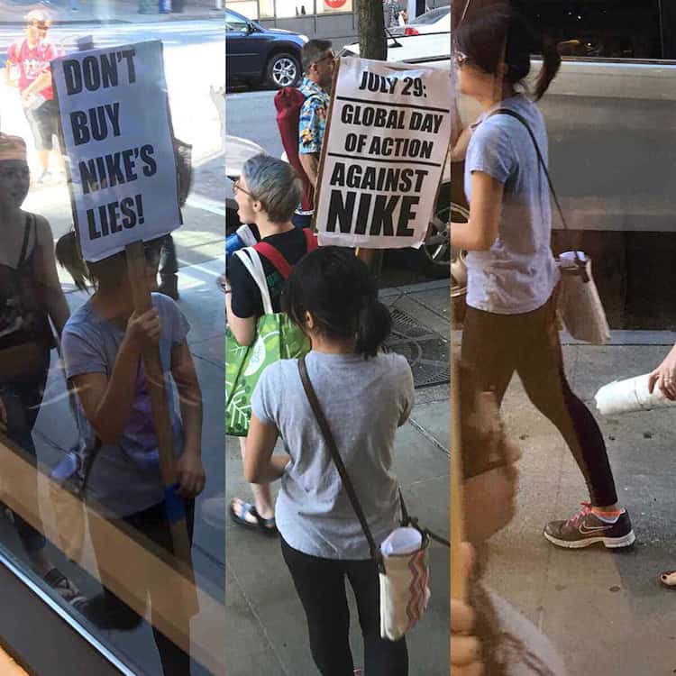protest-against-nike-shoes-funny-people-doing-things-their-way