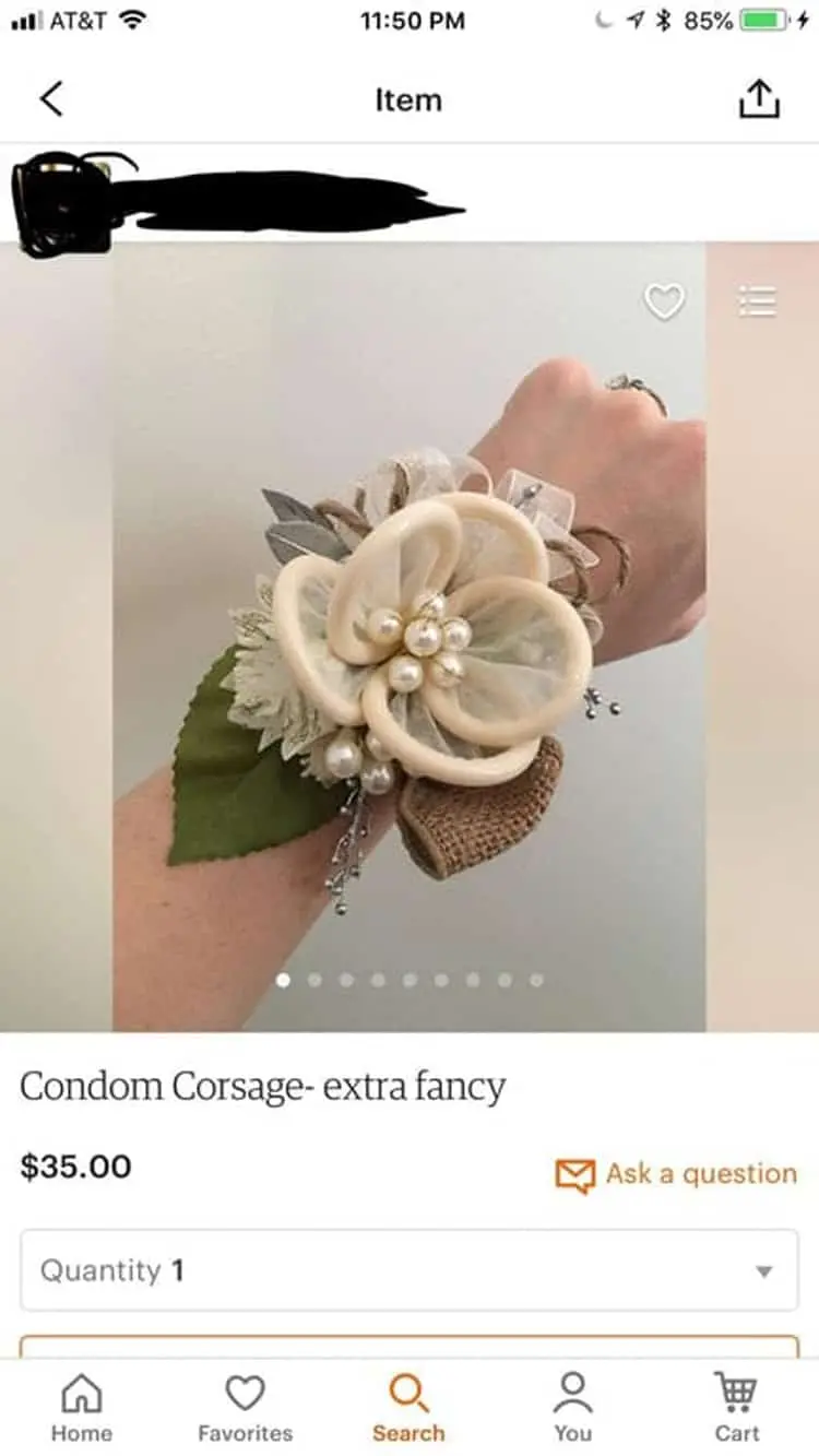 condom-corsage-regrettable-photos