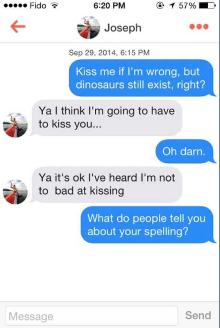 Funny Tinder Conversations Showing The Humor of Online Flirting
