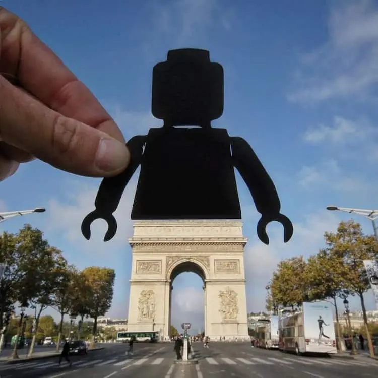 lego-man-cutout-arc-de-triomphe-legs-visually-pleasing-photos