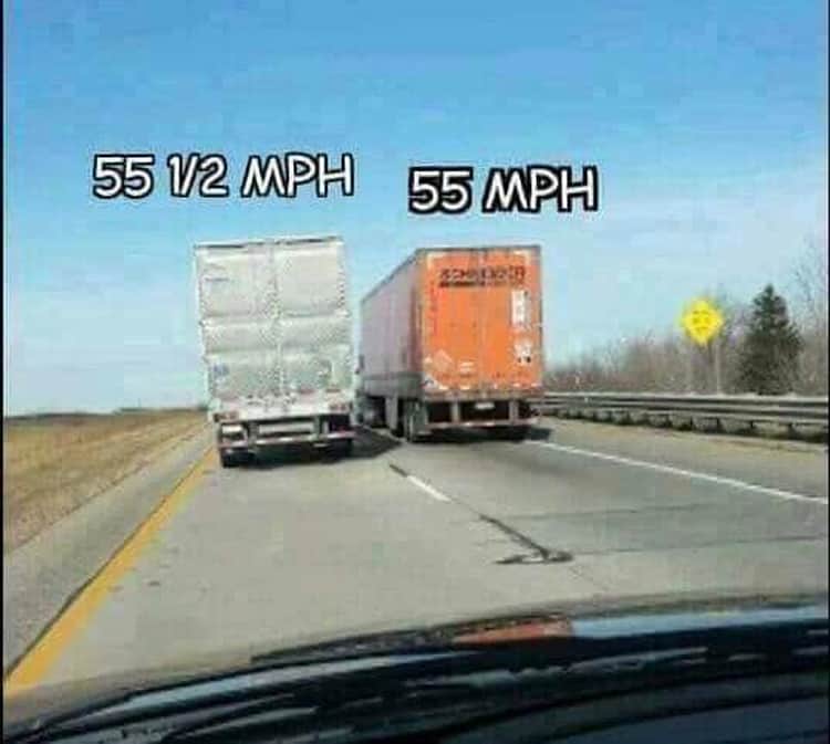 passing-through-two-trucks-is-impossible-annoying-pics