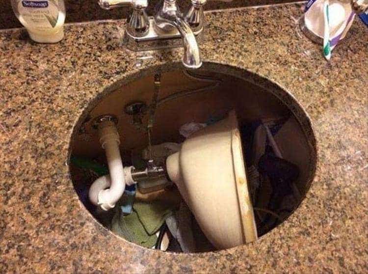 april fools kitchen sink prank