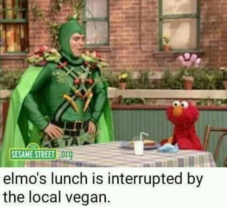 vegan-interrupting-lunch-brutally-honest-people