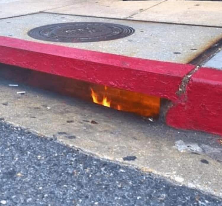 water-drain-on-fire-nonsensical-photos