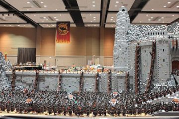 helms deep battle lego