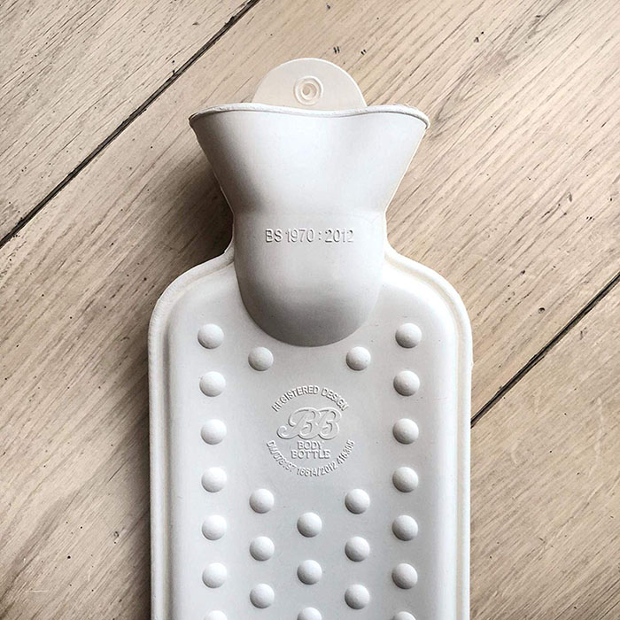 hot water bottle top