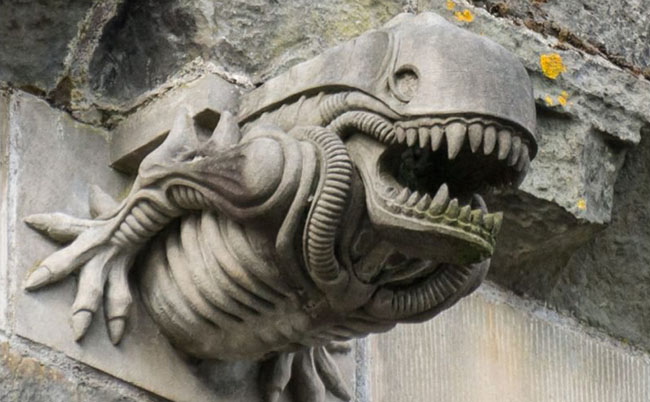 paisley abbey alien gargoyle