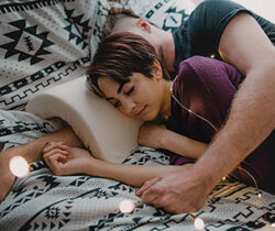 Coodle Pillow sleeping