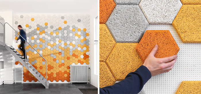 Sound-Absorbing Wall Tiles